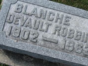 Blanche DeVault Robbins on Sysoon
