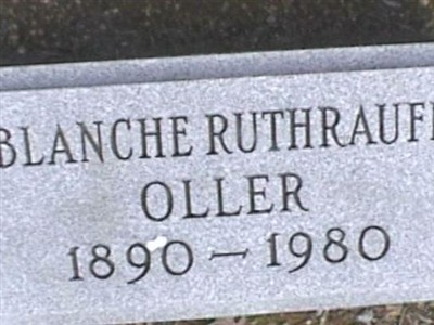Ida Blanche Foreman Ruthrauff Oller on Sysoon