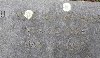 Blanche Weaver Wesson on Sysoon