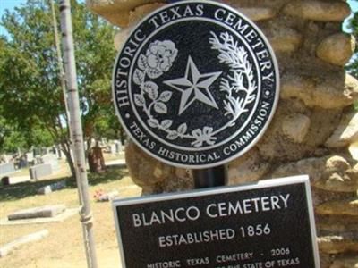 Blanco Cemetery on Sysoon
