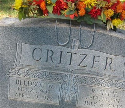 Bledsoe W. Critzer on Sysoon