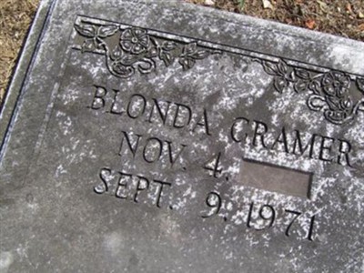 Blonda Cramer on Sysoon