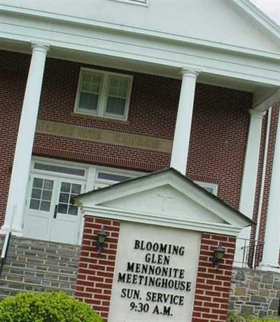 Blooming Glen Mennonite Meetinghouse on Sysoon