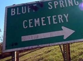 Bluff Spring Cemetery on Sysoon