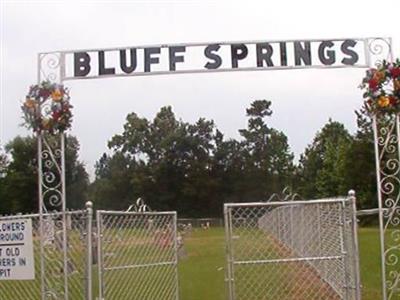 Bluff Springs Cemetery on Sysoon