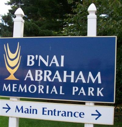 Bnai Abraham Memorial Park on Sysoon