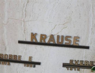 Bobbe E Krause on Sysoon