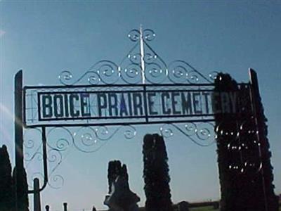 Boice Prairie Cemetery on Sysoon