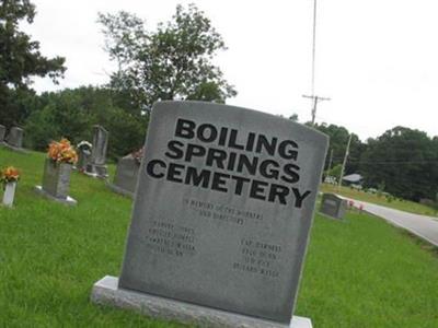 Boiling Springs Cemetery on Sysoon