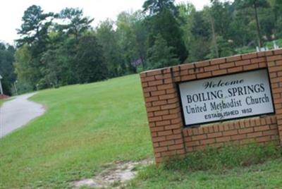 Boiling Springs Methodist Church Cemetery on Sysoon