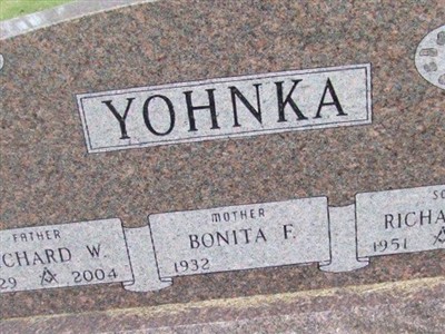 Bonita F Fromm Yohnka on Sysoon