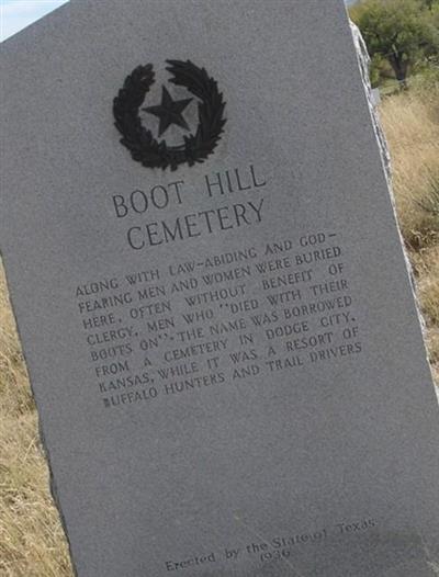 Boot Hill Cemetery on Sysoon