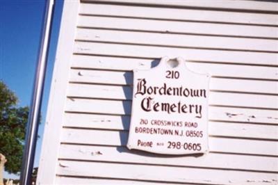 Bordentown Cemetery on Sysoon