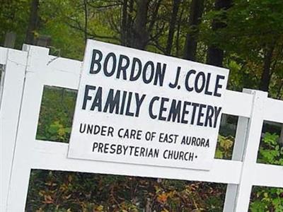 Bordon J. Cole Family Cemetery on Sysoon