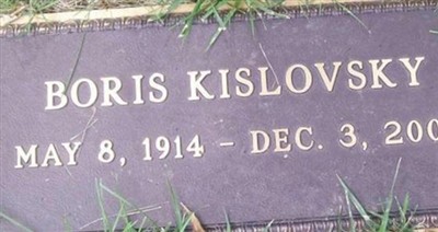 Boris Kislovsky on Sysoon