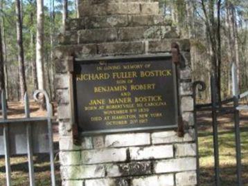 Bostick Cemetery on Sysoon