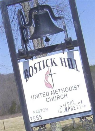 Bostick Hill United Methodist Church Cemetery on Sysoon