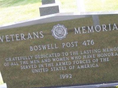 Boswell Cemetery on Sysoon