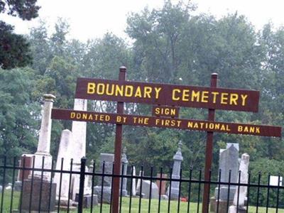 Boundary Cemetery on Sysoon