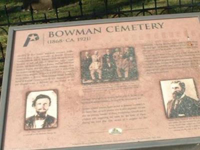 Bowman Cemetery on Sysoon