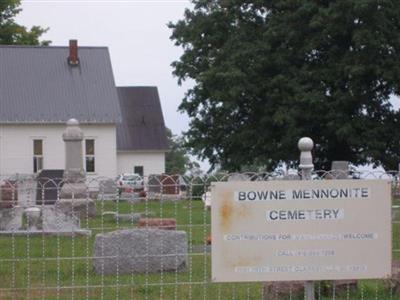 Bowne Mennonite Cemetery on Sysoon