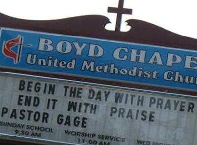 Boyd Chapel Cemetery on Sysoon