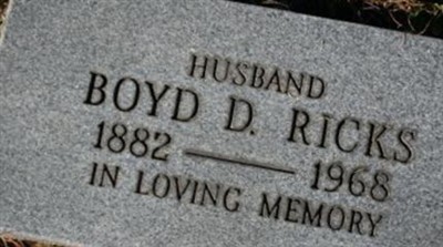 Boyd D. Ricks on Sysoon
