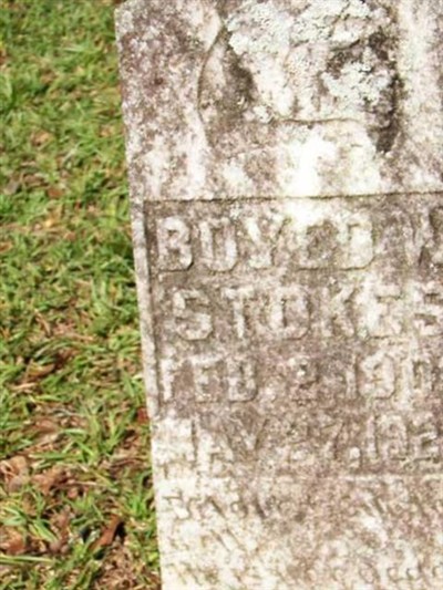 Boyed W. Stokes on Sysoon