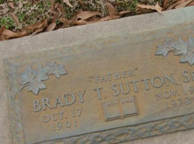 Brady T Sutton, Sr on Sysoon