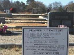 Braswell Cemetery on Sysoon