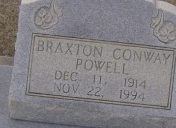 Braxton Conway Powell on Sysoon