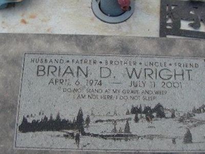 Brian D Wright on Sysoon