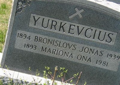 Bronislovs Jonas Yurkevcius on Sysoon