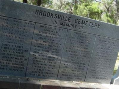 Brooksville Cemetery on Sysoon