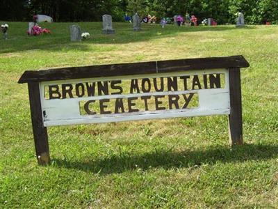 Browns Mountain Cemetery on Sysoon