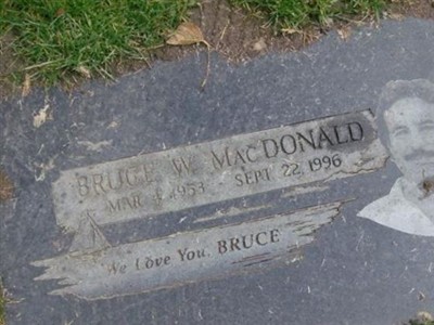 Bruce MacDonald on Sysoon