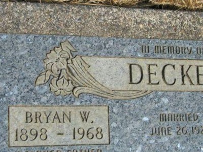 Bryan W. Decker on Sysoon