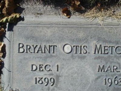 Bryant Otis Metcalfe on Sysoon