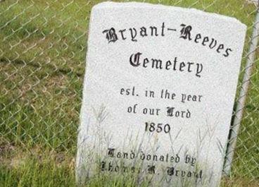 Bryant-Reeves Cemetery on Sysoon