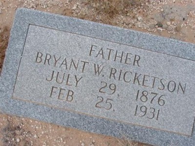 Bryant W Ricketson on Sysoon