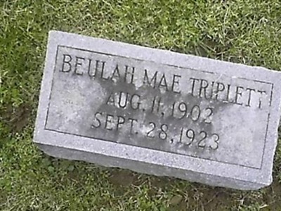Buelah Mae Triplett on Sysoon