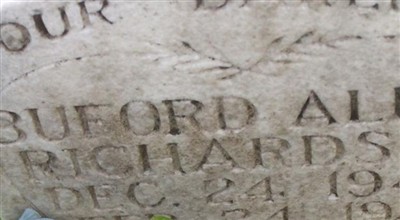 Buford Allen Richardson on Sysoon