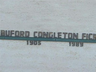 Buford Congleton Ficklin on Sysoon