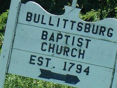 Bullittsburg Baptist Church Cemetery on Sysoon