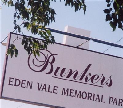 Bunkers Eden Vale Cemetery on Sysoon