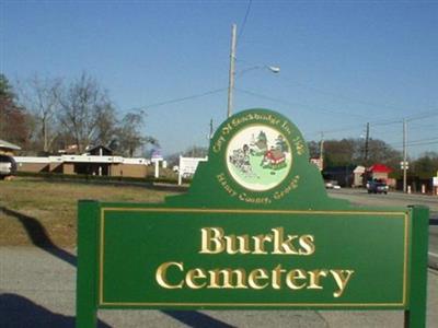 Burks Cemetery on Sysoon