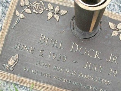 Burl Dock, Jr on Sysoon