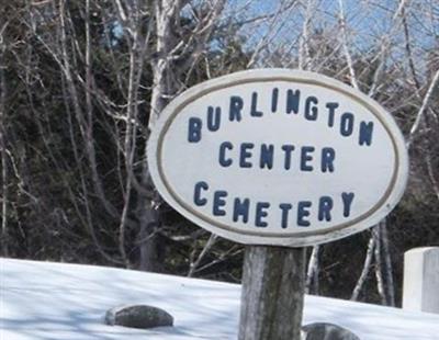 Burlington Center Cemetery on Sysoon