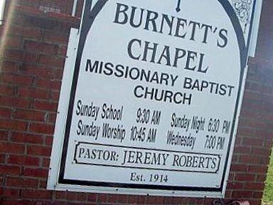 Burnetts Chapel Cemetery on Sysoon