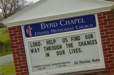 Byrd Chapel Methodist Church on Sysoon